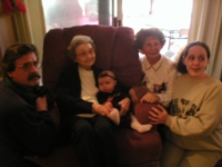 [Uncle steve, Great Grandma, Tabitha (Kim's Daughter), Grandma, Kimmy (Cousin)]