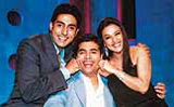 Abishek Bachchan, Karan Johar, Priety Zinta